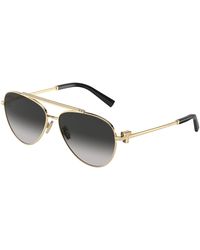 Tiffany & Co. - Tf3101B 60213C Sunglasses Steel Pilot Normal Shaded - Lyst