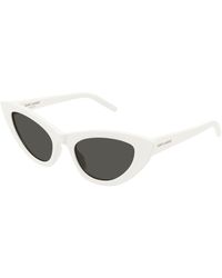 Saint Laurent - Sl 213 Lily 017 Sunglasses Acetate Cat Eye - Lyst