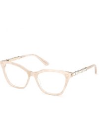 Guess - Gm50059 59 Optical Frames Acetate Squared Normal - Lyst