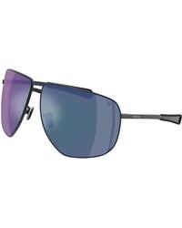 Moncler - Me4008 Atlas 101725 Sunglasses Metal Pilot Normal - Lyst
