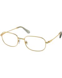 Swarovski - Sk1005 4004 Optical Frames Metal Transparent Squared Normal - Lyst
