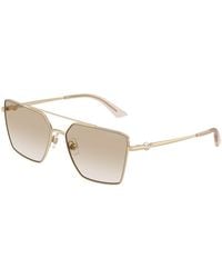 Jimmy Choo - Jc4016Hb 300611 Sunglasses Metal Squared Normal Shaded - Lyst