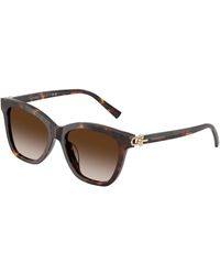 Tiffany & Co. - Tf4241D 80153B Sunglasses Acetate Squared Normal Shaded - Lyst
