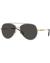 Burberry - Be3147 110987 Sunglasses Metal Pilot Normal - Lyst