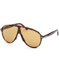 Tom Ford - Ft1211 Vladimir 53E Sunglasses Acetate Pilot Normal - Lyst