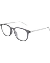 Montblanc - Mb0448Oa 003 Optical Frames Injected Transparent Round - Lyst