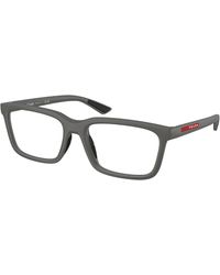 Prada Linea Rossa - Ps 02Sv 16X1O1 Optical Frames Injected Squared Normal - Lyst