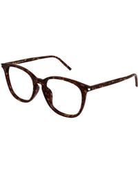 Saint Laurent - Sl 724/F 002 Optical Frames Acetate Transparent Cat Eye - Lyst