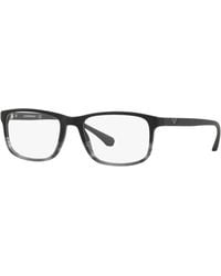 Emporio Armani - Ea3098 5566 Optical Frames Acetate Squared Normal - Lyst
