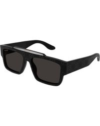 Gucci - Gg1460S 001 Sunglasses Acetate Squared Normal - Lyst
