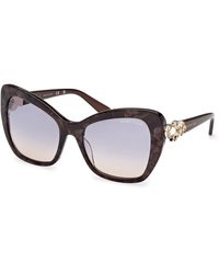 Guess - Gm00032 50W Sunglasses Acetate Butterfly Normal - Lyst
