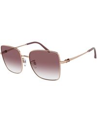 Emporio Armani - Ea2128D 30118H Sunglasses Metal Squared Normal Shaded - Lyst