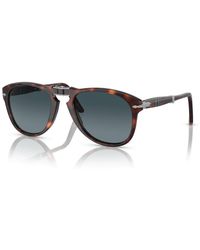 Persol - Po0714 Folding 24/S3 Sunglasses Acetate Pilot Polarized Shaded - Lyst