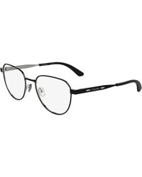 Calvin Klein - Ck25107 002 Optical Frames Metal Squared Normal - Lyst