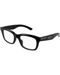 Balenciaga - Bb0427O 001 Optical Frames Acetate Transparent Squared - Lyst