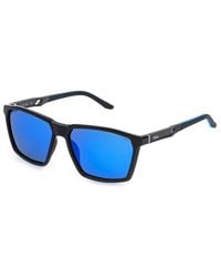 Fila - Sfia07 Z42P Sunglasses Injected Smoke Geometric Mirror - Lyst