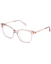 Blumarine - Vbm878 07Hm Optical Frames Acetate Squared - Lyst