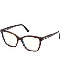 Tom Ford - Ft5812-B 052 Optical Frames Acetate Butterfly Normal - Lyst
