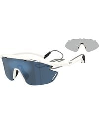 Moncler - Q74002 629555 Sunglasses Injected Geometric Mirror - Lyst