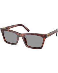 Miu Miu - Mu A05S 21C40O Sunglasses Acetate Squared Normal - Lyst