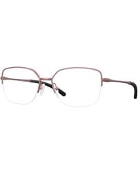 Oakley - Ox3006 Moonglow 300602 Optical Frames Metal Transparent Round Normal - Lyst