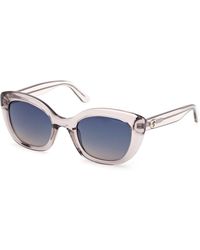 Guess - Gu00196 20W Sunglasses Injected Squared Normal - Lyst