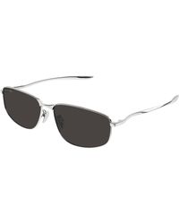 Balenciaga - Bb0494Sa 001 Sunglasses Metal Squared - Lyst