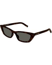 Saint Laurent - Sl 277 010 Sunglasses Acetate Cat Eye - Lyst