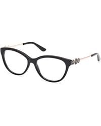 Guess - Gu50230 001 Optical Frames Acetate Cat Eye Normal - Lyst