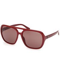 Guess - Gu00351 69S Sunglasses Injected Pilot Normal - Lyst