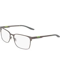 Nike - 8142 070 Optical Frames Metal Squared Normal - Lyst