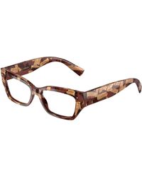 Dolce & Gabbana - Dg3387 3462 Optical Frames Acetate Squared Normal - Lyst