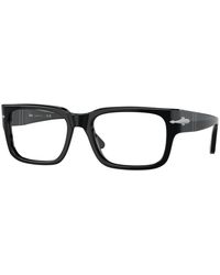Persol - Po3315V 95 Optical Frames Acetate Transparent Squared Normal - Lyst