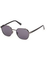 Guess - Gu00116 08A Sunglasses Metal Round Normal - Lyst