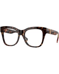 Burberry - Be2388 3002 Optical Frames Acetate Transparent Squared Normal - Lyst