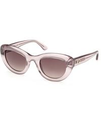 Guess - Gu00352 57F Sunglasses Injected Cat Eye Normal - Lyst
