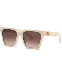 Roberto Cavalli - Src153M 09X7 Sunglasses Acetate Squared Normal Nuanced - Lyst