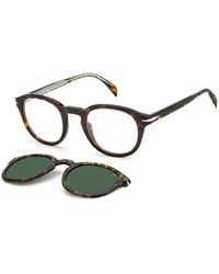 David Beckham - Db 1080/Cs 086/Uc Sunglasses Acetate Round Clip-On - Lyst