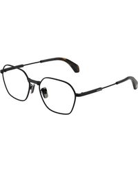 Moncler - Me1012 1001 Optical Frames Steel Transparent Geometric Normal - Lyst