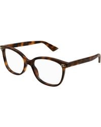 Gucci - Gg1816O 006 Optical Frames Acetate Transparent Squared - Lyst