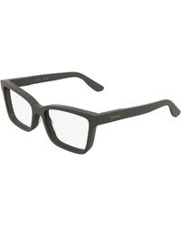 Calvin Klein - Ck25543 001 Optical Frames Acetate Cat Eye Normal - Lyst