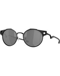 Oakley - Oo6046 Deadbolt 604603 Sunglasses Titanium Round Polarized Prizm - Lyst