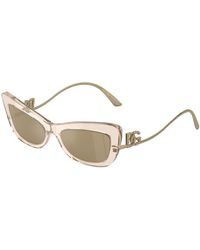 Dolce & Gabbana - Dg4467B 343203 Sunglasses Acetate Cat Eye Normal Mirror - Lyst