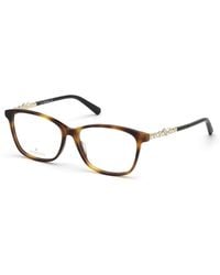Swarovski - Sk5371 052 Optical Frames Outlet Acetate Squared - Lyst