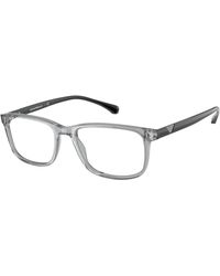 Emporio Armani - Ea3098 5029 Optical Frames Acetate Squared Normal - Lyst