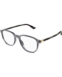 Montblanc - Mb0366O 004 Optical Frames Acetate Transparent Squared - Lyst