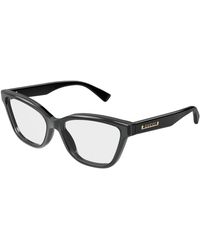 Gucci - Gg1589O 001 Optical Frames Acetate Transparent Cat Eye - Lyst
