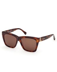 Max Mara - Mm0193 52E Sunglasses Acetate Squared Normal - Lyst