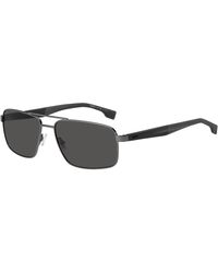 BOSS - Boss 1580/S V81/M9 Sunglasses Metal Squared Polarized - Lyst