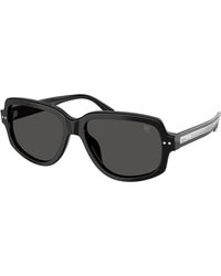 Ralph Lauren - Rl8238U 500187 Sunglasses Acetate Geometric Normal Nuanced - Lyst